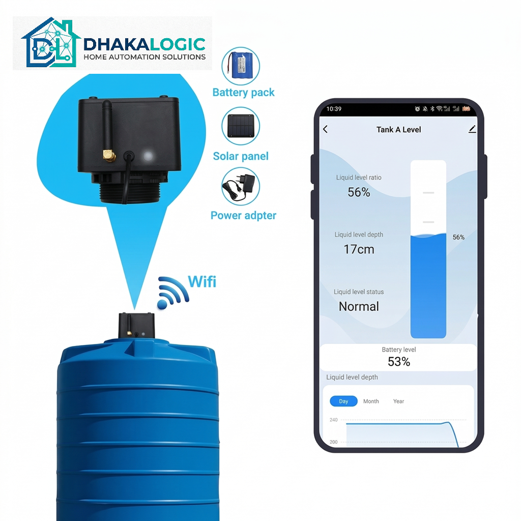 Level Controller with Built-in-Battery and Solar - Image 2
